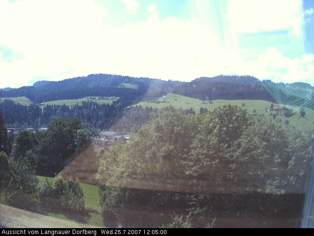 Webcam-Bild: Aussicht vom Dorfberg in Langnau 20070725-120500