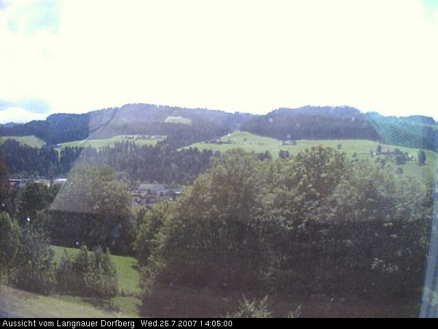 Webcam-Bild: Aussicht vom Dorfberg in Langnau 20070725-140500