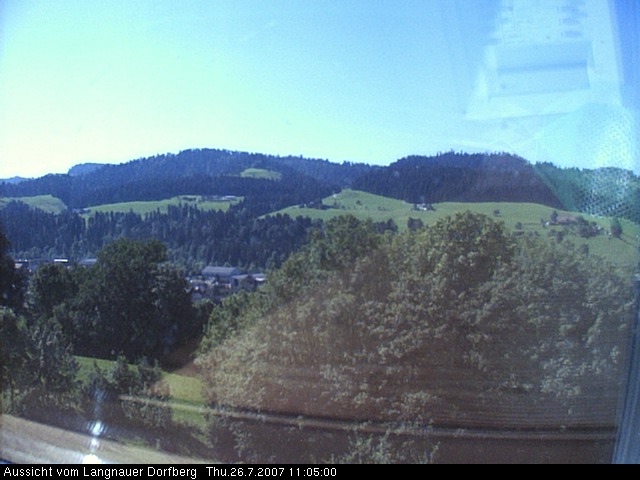 Webcam-Bild: Aussicht vom Dorfberg in Langnau 20070726-110500