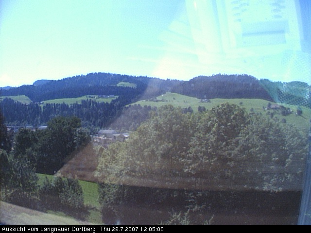 Webcam-Bild: Aussicht vom Dorfberg in Langnau 20070726-120500