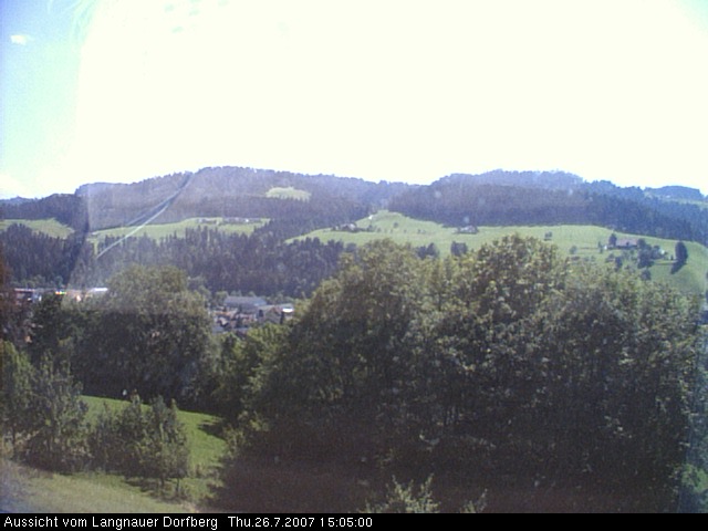 Webcam-Bild: Aussicht vom Dorfberg in Langnau 20070726-150500