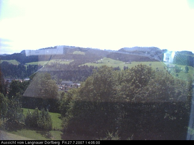 Webcam-Bild: Aussicht vom Dorfberg in Langnau 20070727-140500