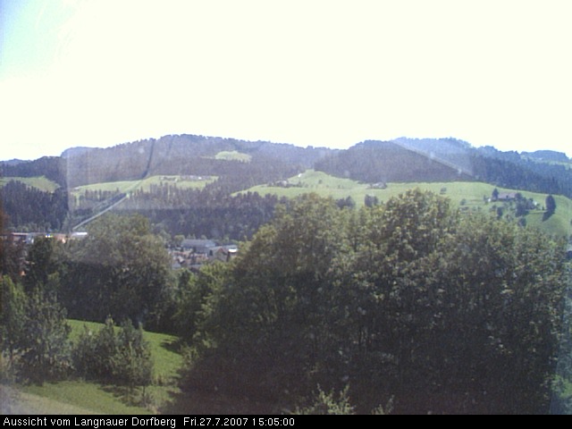 Webcam-Bild: Aussicht vom Dorfberg in Langnau 20070727-150500