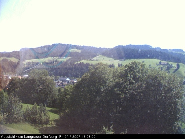 Webcam-Bild: Aussicht vom Dorfberg in Langnau 20070727-160500
