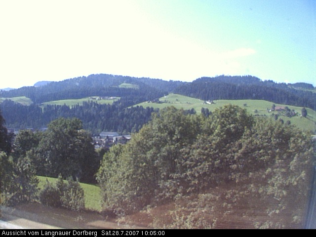 Webcam-Bild: Aussicht vom Dorfberg in Langnau 20070728-100500