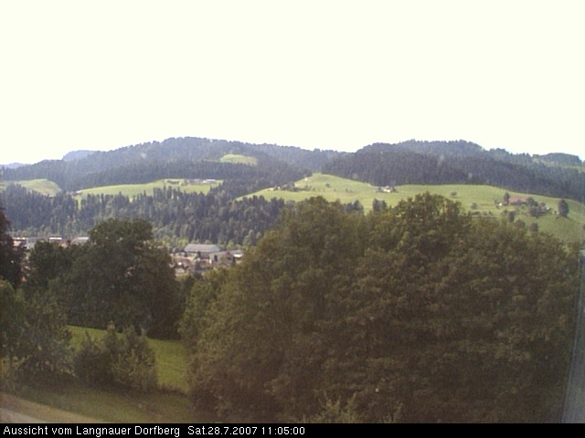 Webcam-Bild: Aussicht vom Dorfberg in Langnau 20070728-110500