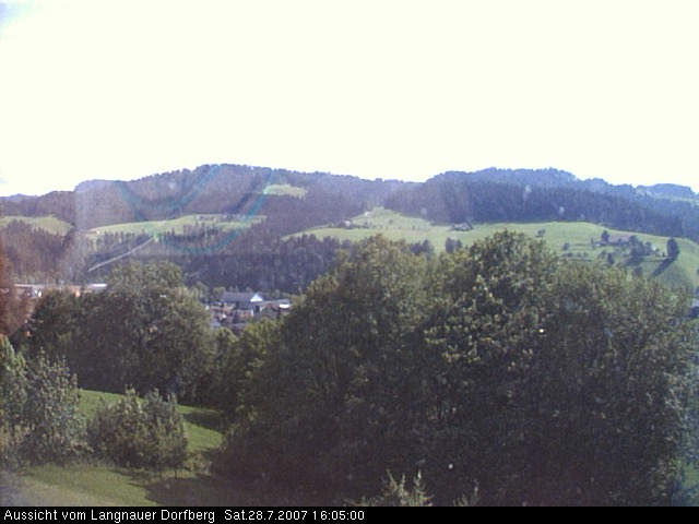 Webcam-Bild: Aussicht vom Dorfberg in Langnau 20070728-160500