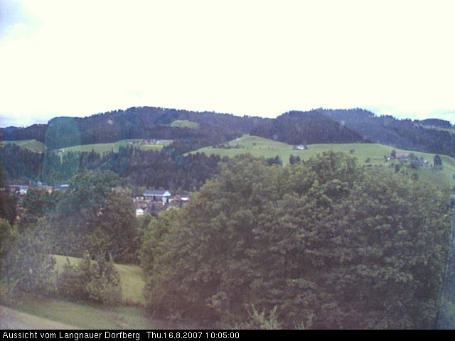 Webcam-Bild: Aussicht vom Dorfberg in Langnau 20070816-100500