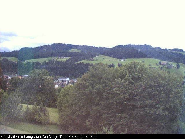 Webcam-Bild: Aussicht vom Dorfberg in Langnau 20070816-160500