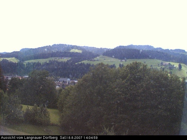 Webcam-Bild: Aussicht vom Dorfberg in Langnau 20070818-140500