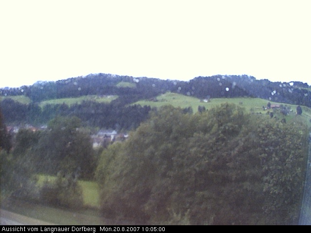 Webcam-Bild: Aussicht vom Dorfberg in Langnau 20070820-100500