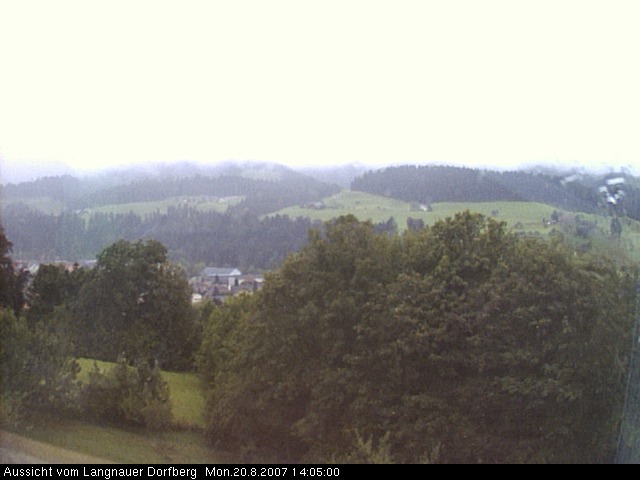 Webcam-Bild: Aussicht vom Dorfberg in Langnau 20070820-140500