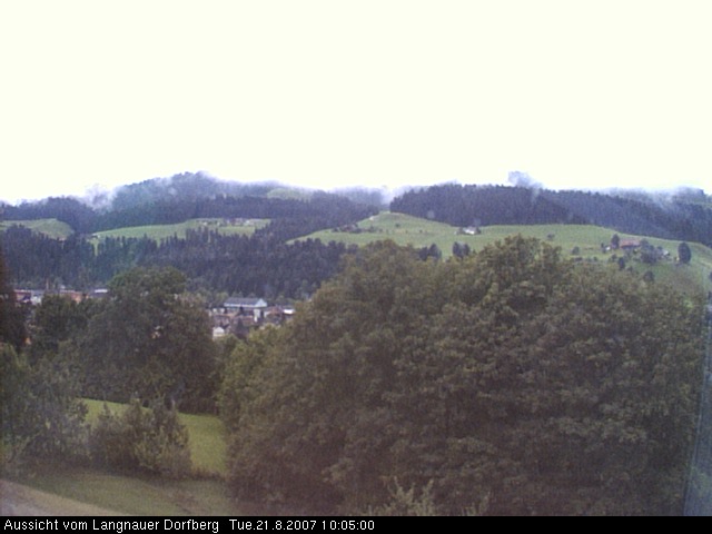 Webcam-Bild: Aussicht vom Dorfberg in Langnau 20070821-100500