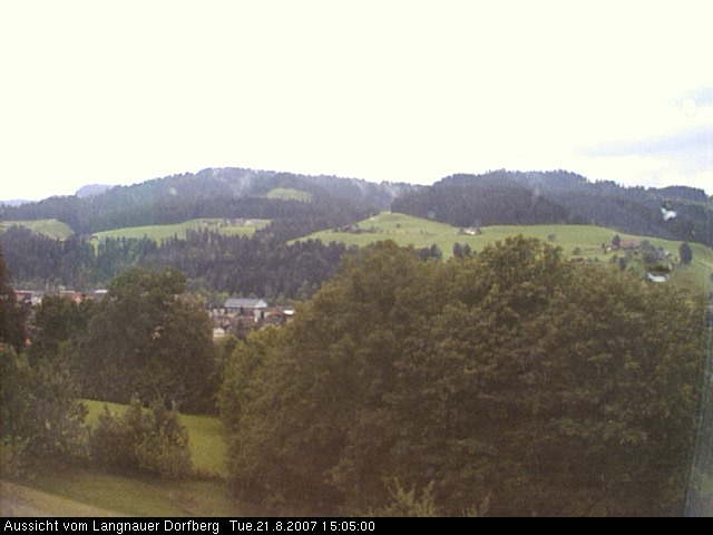 Webcam-Bild: Aussicht vom Dorfberg in Langnau 20070821-150500