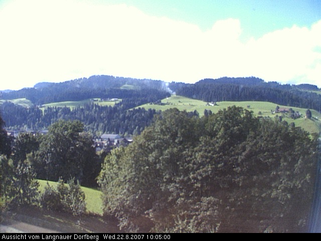 Webcam-Bild: Aussicht vom Dorfberg in Langnau 20070822-100500