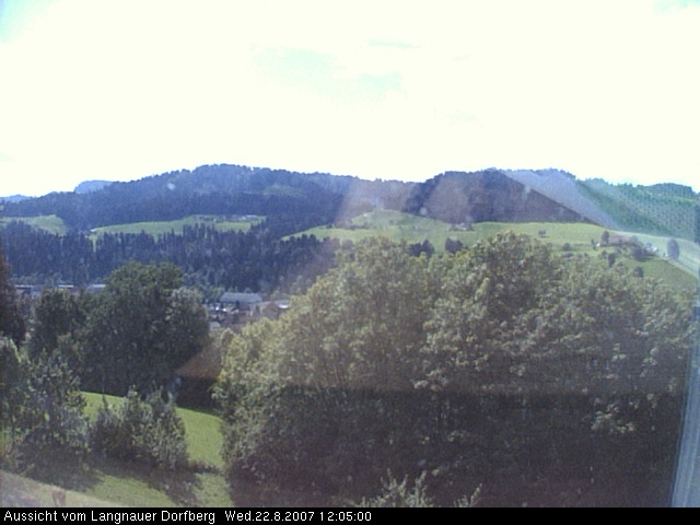Webcam-Bild: Aussicht vom Dorfberg in Langnau 20070822-120500