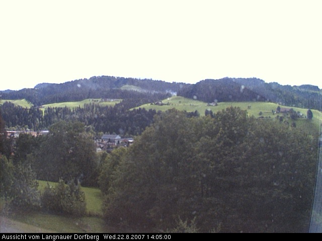 Webcam-Bild: Aussicht vom Dorfberg in Langnau 20070822-140500