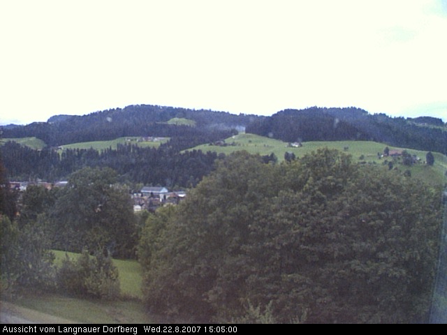 Webcam-Bild: Aussicht vom Dorfberg in Langnau 20070822-150500