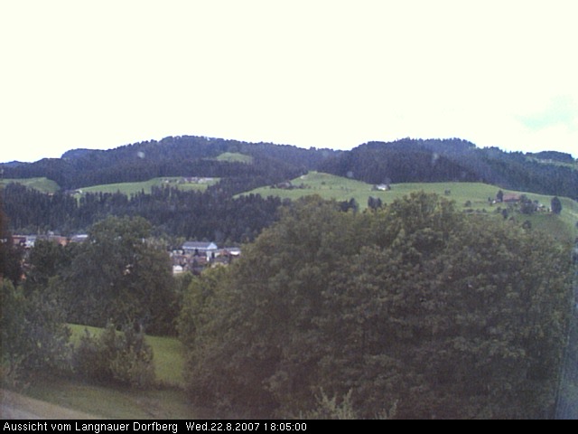 Webcam-Bild: Aussicht vom Dorfberg in Langnau 20070822-180500