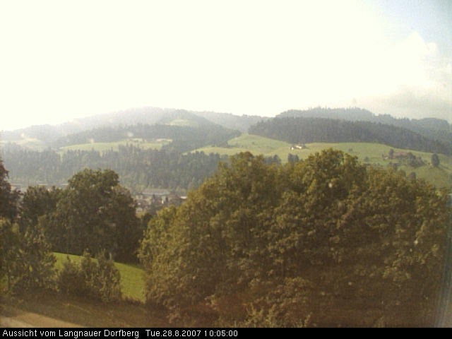 Webcam-Bild: Aussicht vom Dorfberg in Langnau 20070828-100500