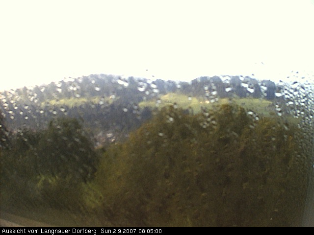 Webcam-Bild: Aussicht vom Dorfberg in Langnau 20070902-080500