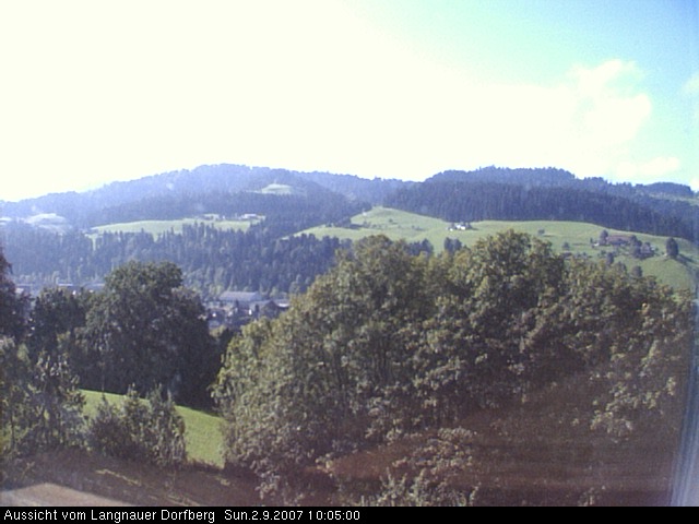 Webcam-Bild: Aussicht vom Dorfberg in Langnau 20070902-100500