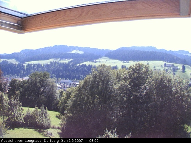 Webcam-Bild: Aussicht vom Dorfberg in Langnau 20070902-140500