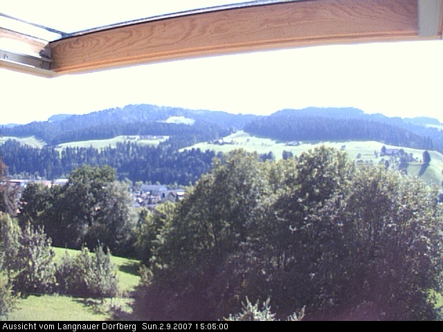Webcam-Bild: Aussicht vom Dorfberg in Langnau 20070902-150500