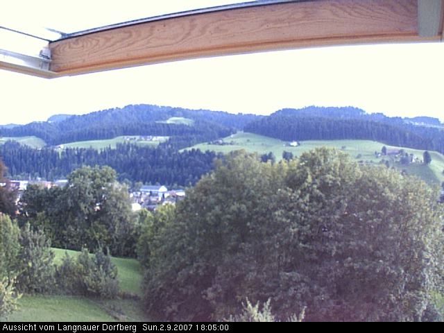 Webcam-Bild: Aussicht vom Dorfberg in Langnau 20070902-180500