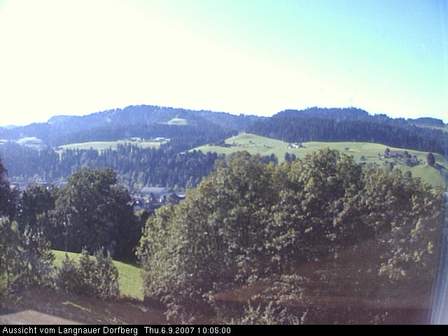 Webcam-Bild: Aussicht vom Dorfberg in Langnau 20070906-100500