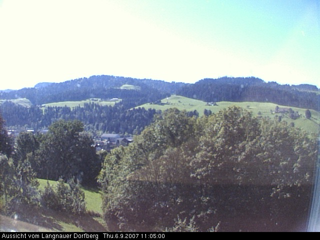 Webcam-Bild: Aussicht vom Dorfberg in Langnau 20070906-110500
