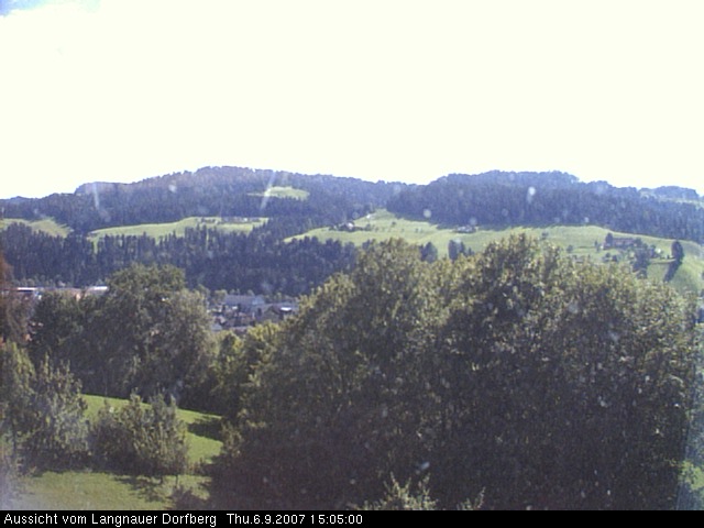 Webcam-Bild: Aussicht vom Dorfberg in Langnau 20070906-150500