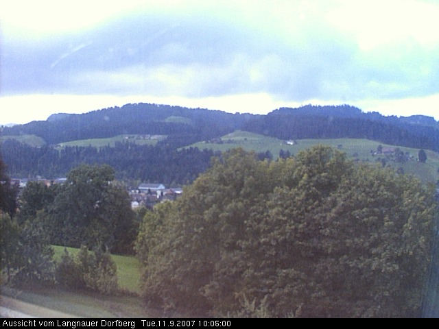 Webcam-Bild: Aussicht vom Dorfberg in Langnau 20070911-100500