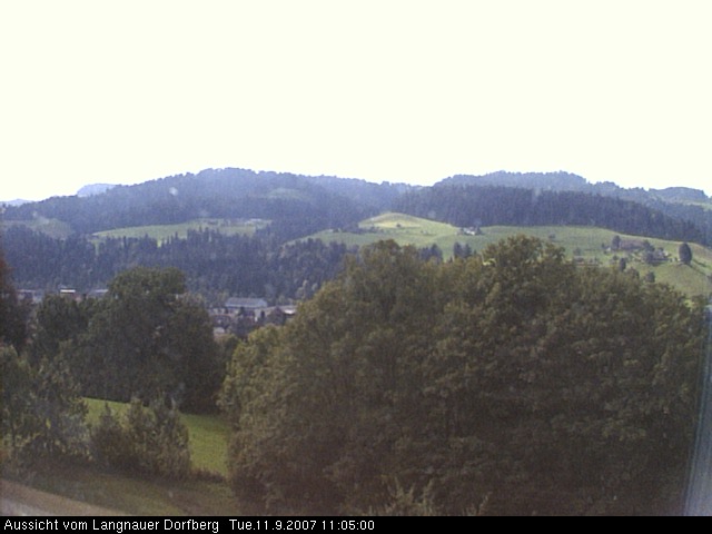 Webcam-Bild: Aussicht vom Dorfberg in Langnau 20070911-110500