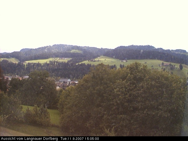 Webcam-Bild: Aussicht vom Dorfberg in Langnau 20070911-150500