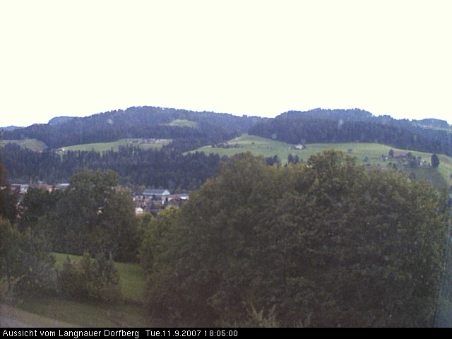 Webcam-Bild: Aussicht vom Dorfberg in Langnau 20070911-180500