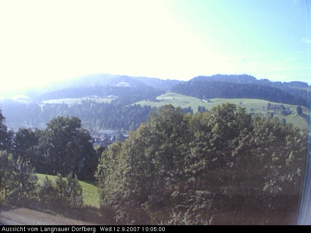 Webcam-Bild: Aussicht vom Dorfberg in Langnau 20070912-100500