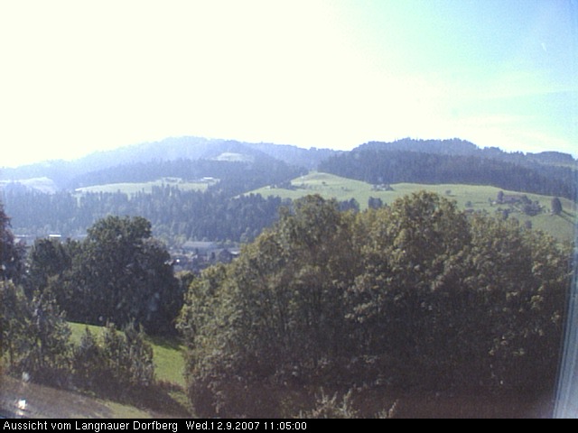 Webcam-Bild: Aussicht vom Dorfberg in Langnau 20070912-110500