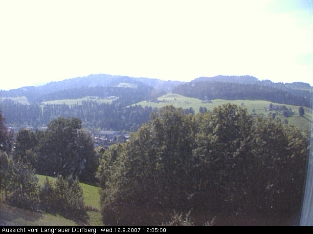 Webcam-Bild: Aussicht vom Dorfberg in Langnau 20070912-120500