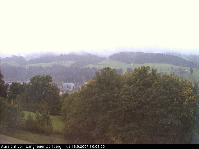 Webcam-Bild: Aussicht vom Dorfberg in Langnau 20070918-100500