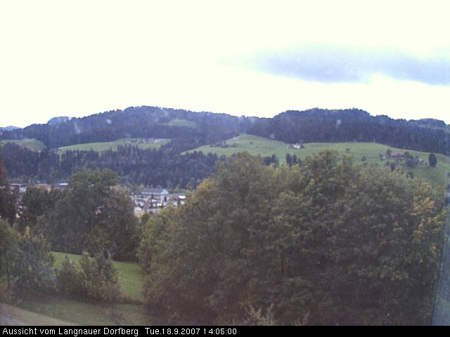 Webcam-Bild: Aussicht vom Dorfberg in Langnau 20070918-140500