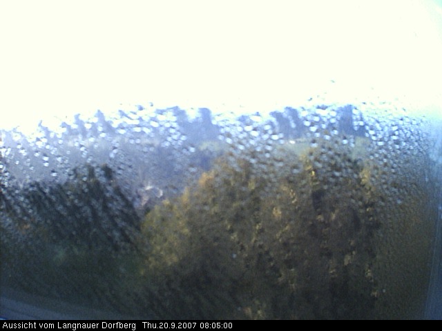 Webcam-Bild: Aussicht vom Dorfberg in Langnau 20070920-080500