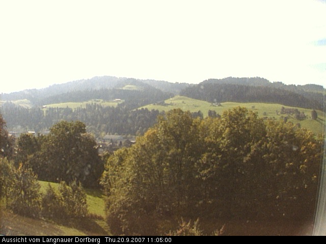 Webcam-Bild: Aussicht vom Dorfberg in Langnau 20070920-110500