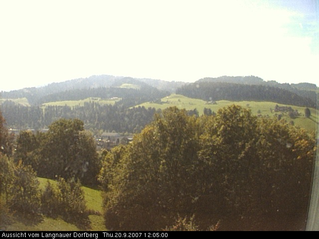 Webcam-Bild: Aussicht vom Dorfberg in Langnau 20070920-120500