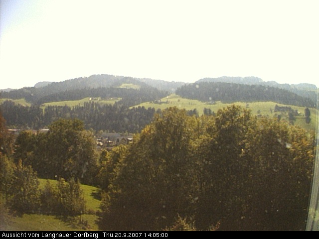 Webcam-Bild: Aussicht vom Dorfberg in Langnau 20070920-140500