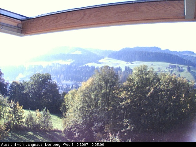 Webcam-Bild: Aussicht vom Dorfberg in Langnau 20071003-100500