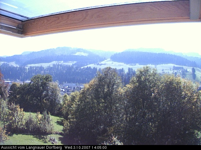 Webcam-Bild: Aussicht vom Dorfberg in Langnau 20071003-140500