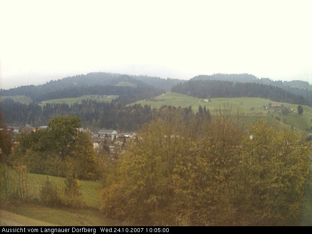 Webcam-Bild: Aussicht vom Dorfberg in Langnau 20071024-100500