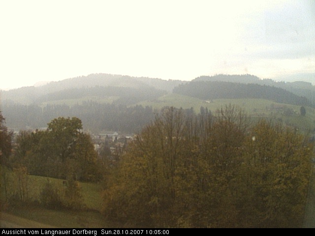 Webcam-Bild: Aussicht vom Dorfberg in Langnau 20071028-100500
