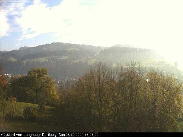 Webcam-Bild: Aussicht vom Dorfberg in Langnau 20071028-150500